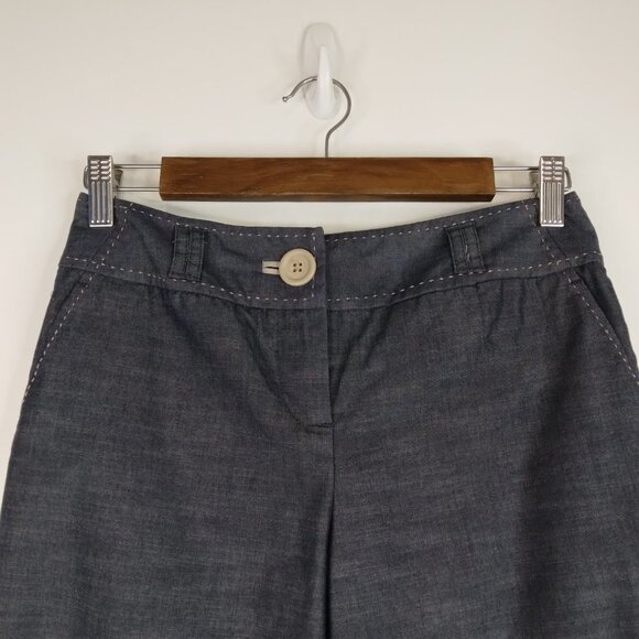 Ann Taylor LOFT Ann Fit Cuffed Capris Size 2 - Picture 2 of 10